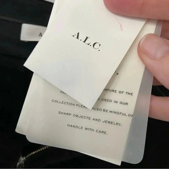 A.L.C. Sophie II Velvet Flare Pants Chocolate Plum size 14 - Picture 9 of 12